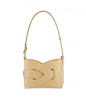 Beige Polene Nodde Shoulder Bags | CANADA JDT041