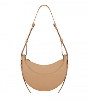 Beige Polene Numéro Dix Crossbody Bags | CANADA XWN185