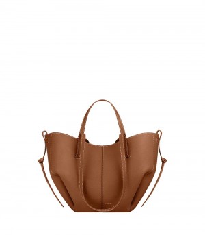 Brown Polene Cyme Mini Tote Bags | CANADA RBH921