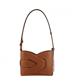 Brown Polene Nodde Shoulder Bags | CANADA JND971