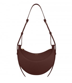 Chocolate Polene Numéro Dix Crossbody Bags | CANADA GFN206