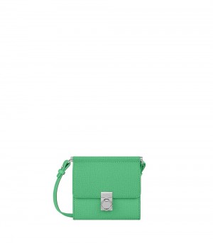 Green Polene Numéro Sept Crossbody Wallets | CANADA AQW624