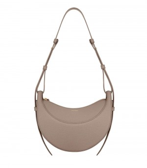 Grey Brown Polene Numéro Dix Crossbody Bags | CANADA XDO618