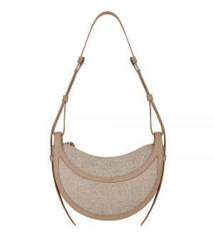 Grey Brown Polene Numéro Dix Crossbody Bags | CANADA UFP793