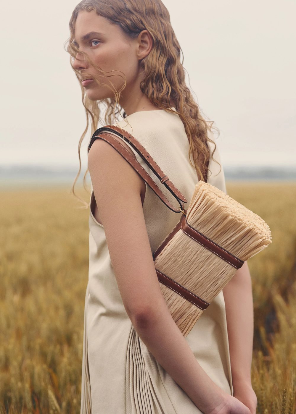 Beige Polene Paï Shoulder Bags | CANADA YBX819