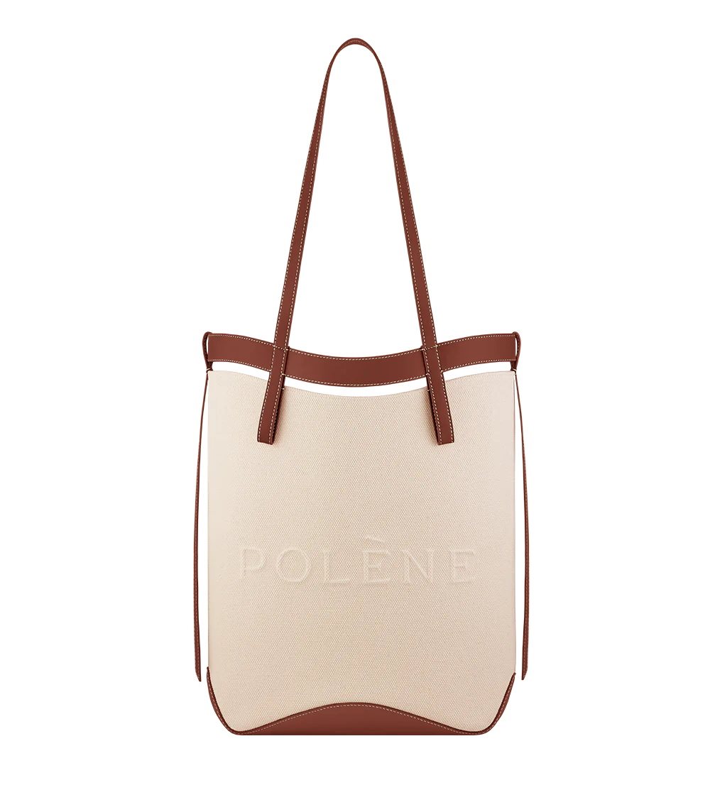 Beige / Brown Polene Ilo Tote Bags | CANADA ZXT943