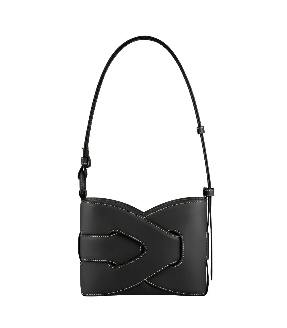 Black Polene Nodde Shoulder Bags | CANADA EXD960