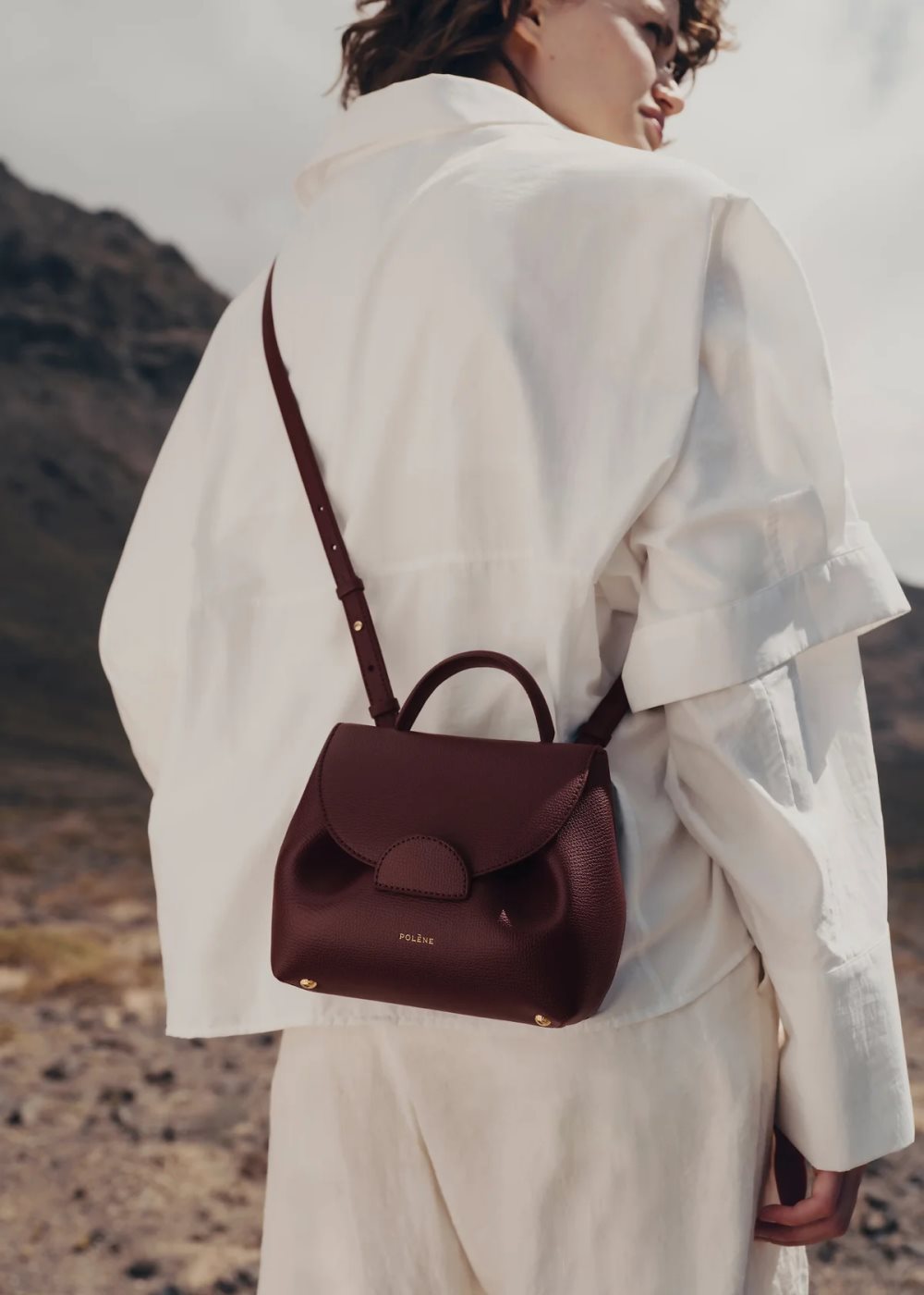 Burgundy Polene Numéro Un Nano Mini Bags | CANADA FQV297