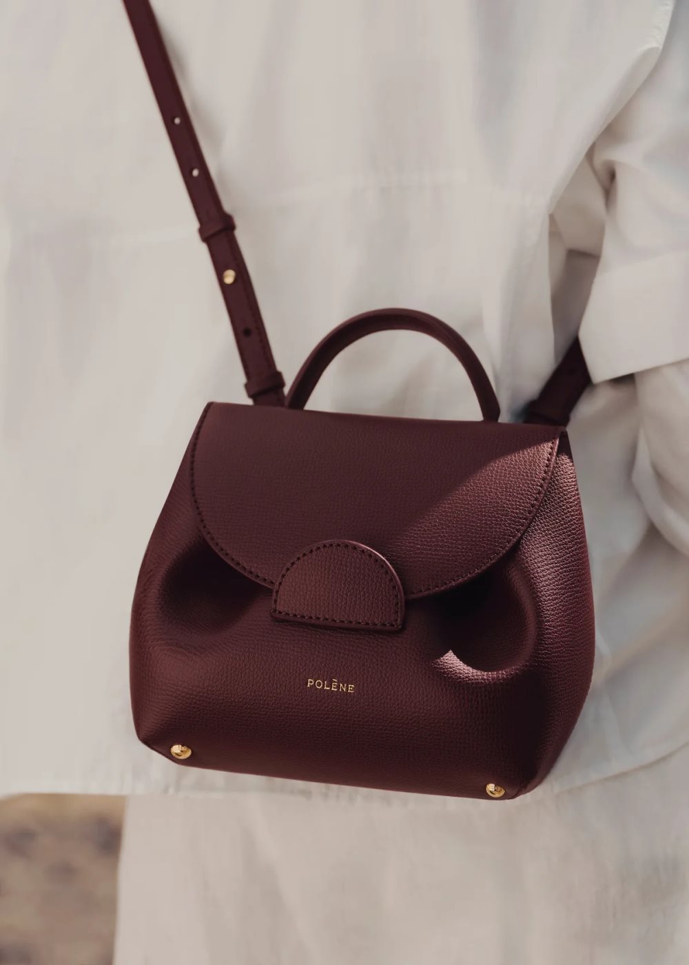 Burgundy Polene Numéro Un Nano Mini Bags | CANADA FQV297